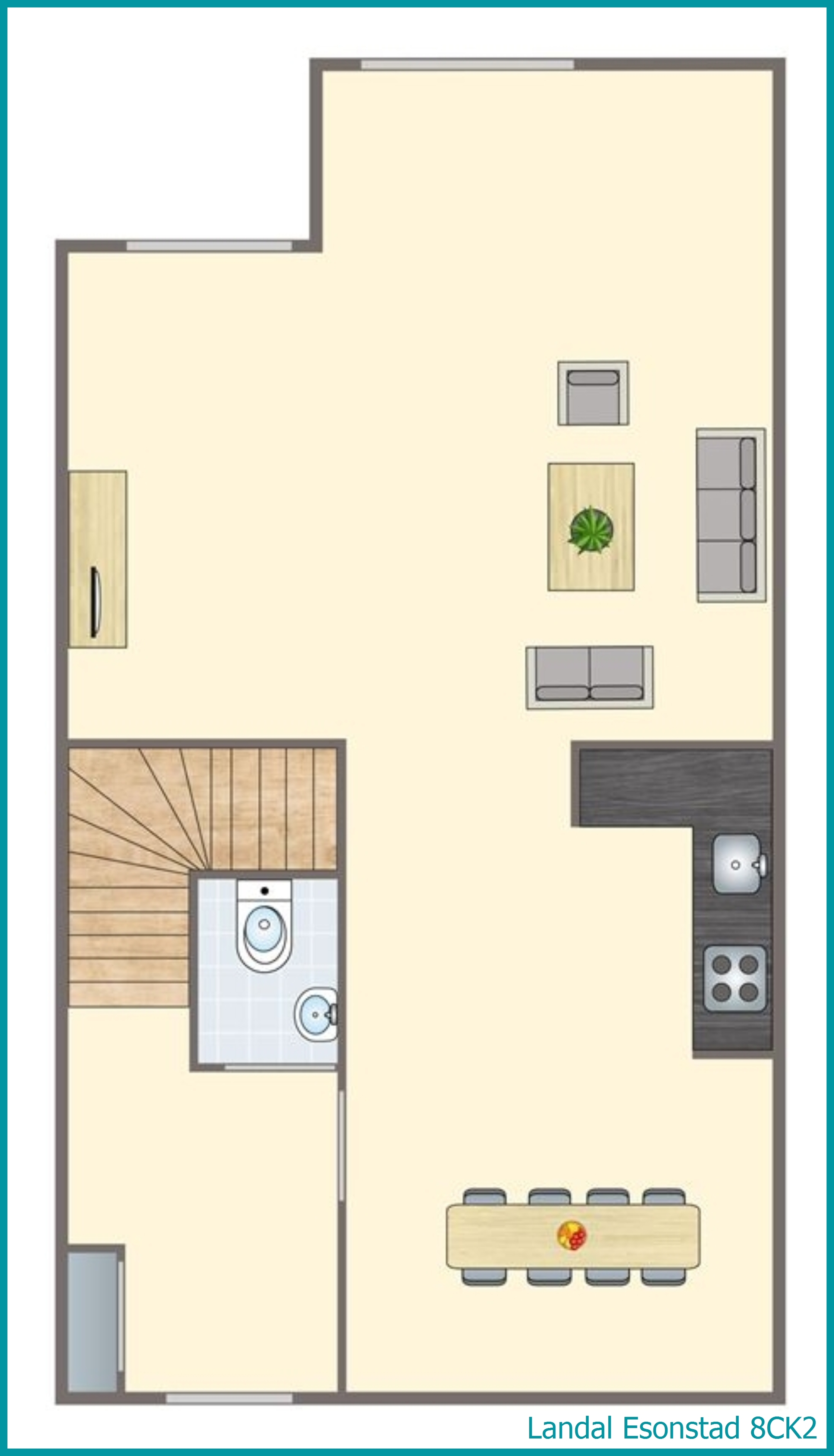 8-Personen-Kinder-Ferienhaus 8CK2 in Esonstad