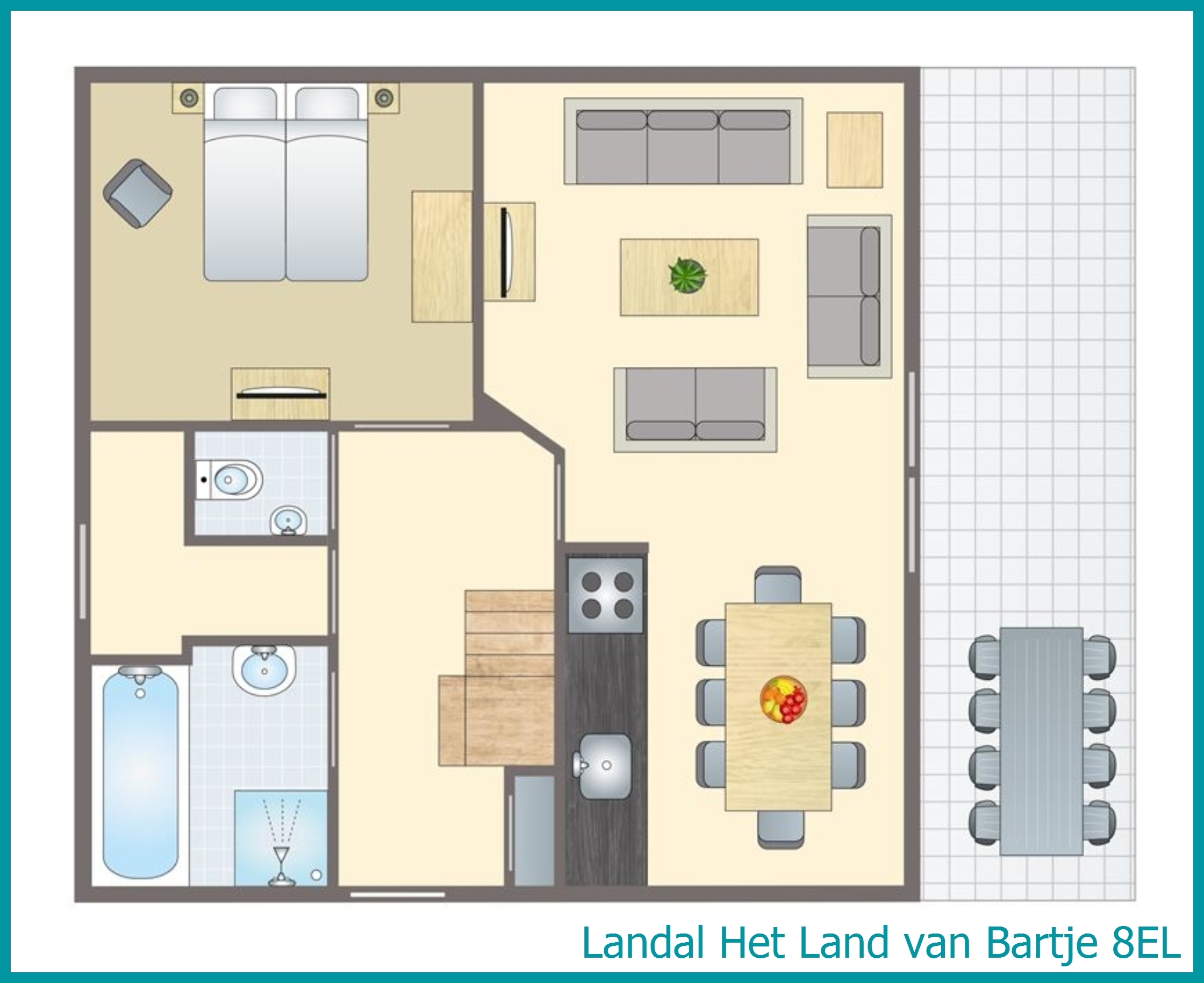 8-Personen-Bauernhaus 8EL in Het Land van Bartje