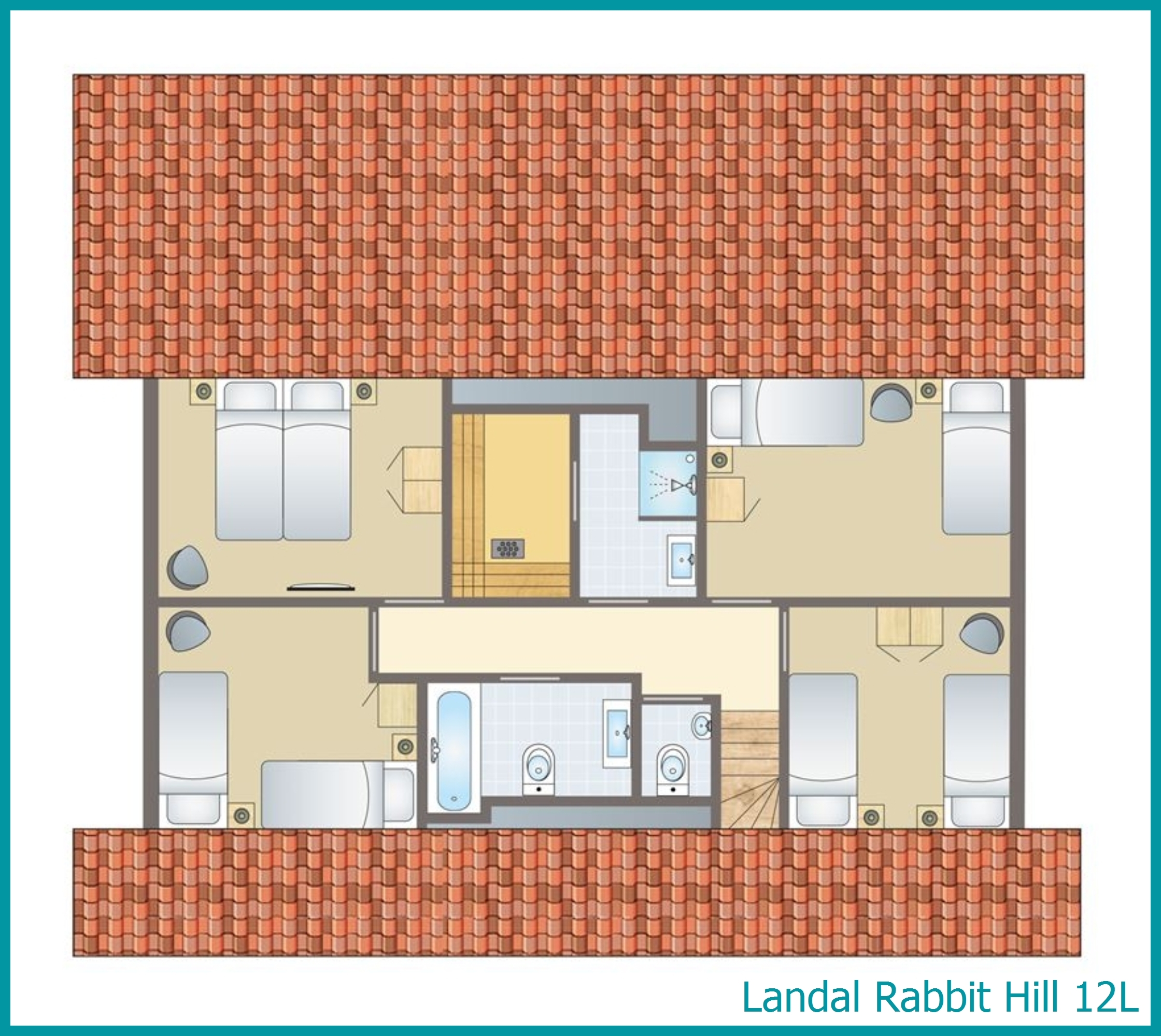 12-Personen-Ferienhaus 12L in Rabbit Hill