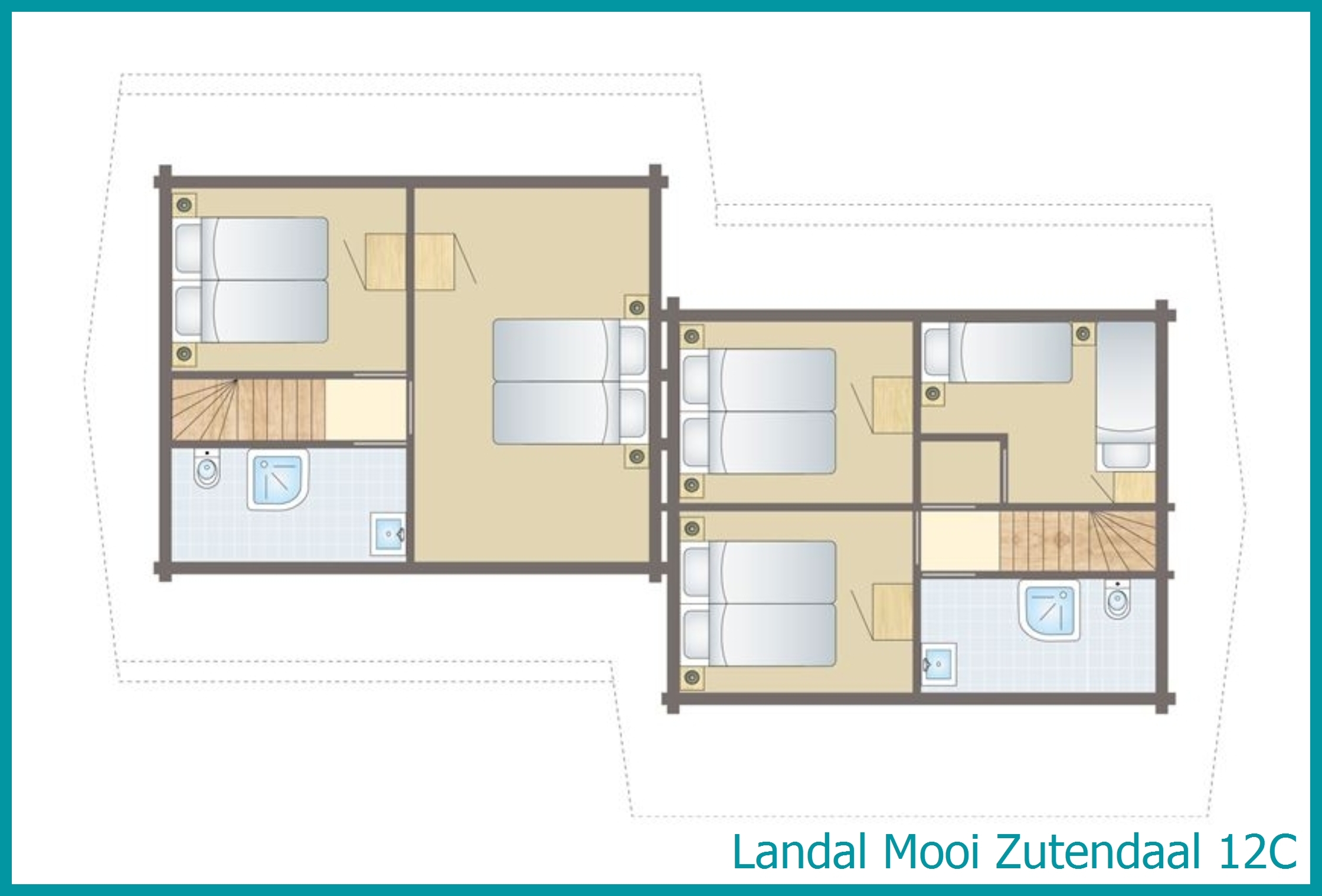 12-Personen-Ferienhaus 12C in Mooi Zutendaal