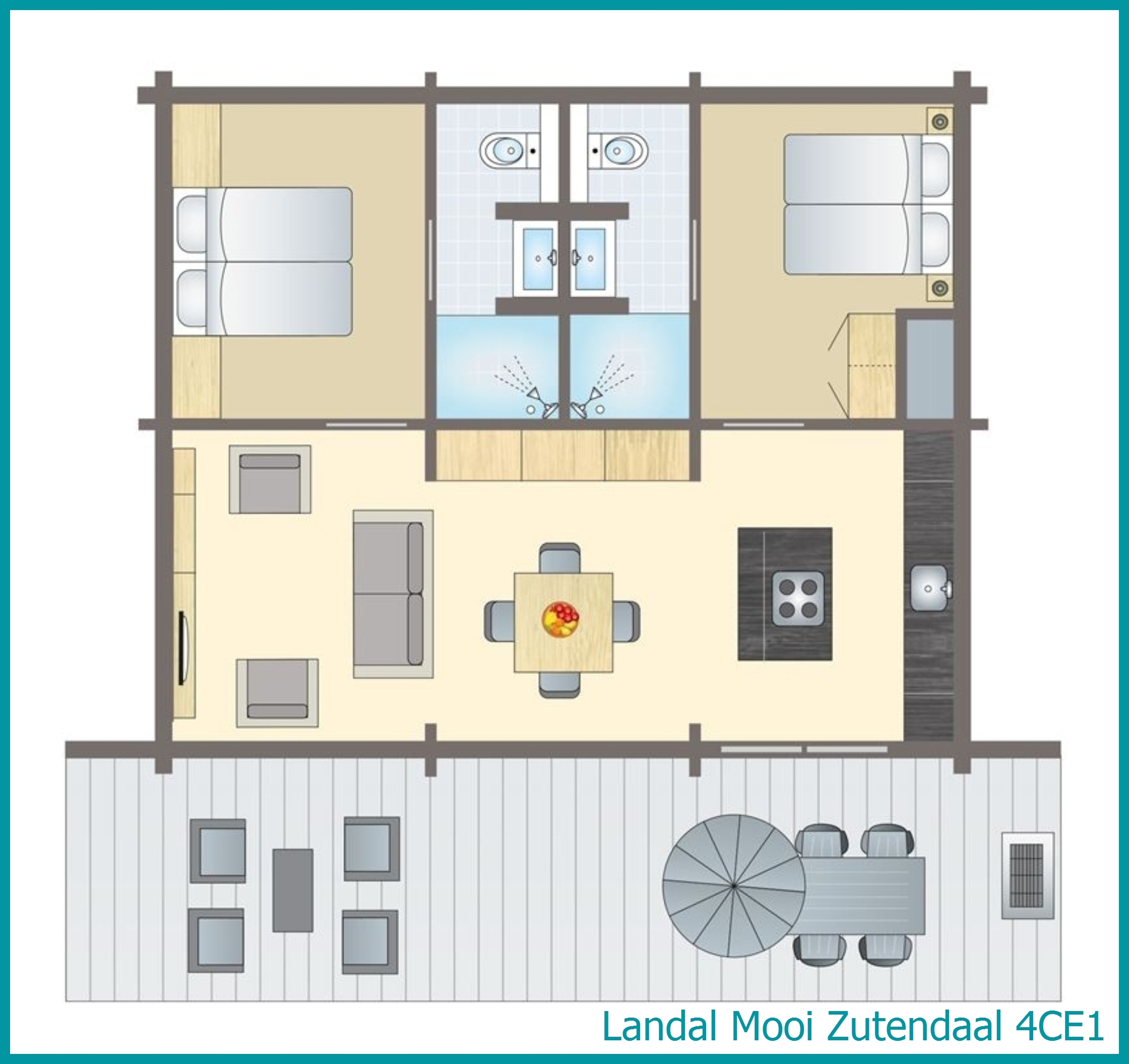 4-Personen-Villa 4CE1 in Mooi Zutendaal