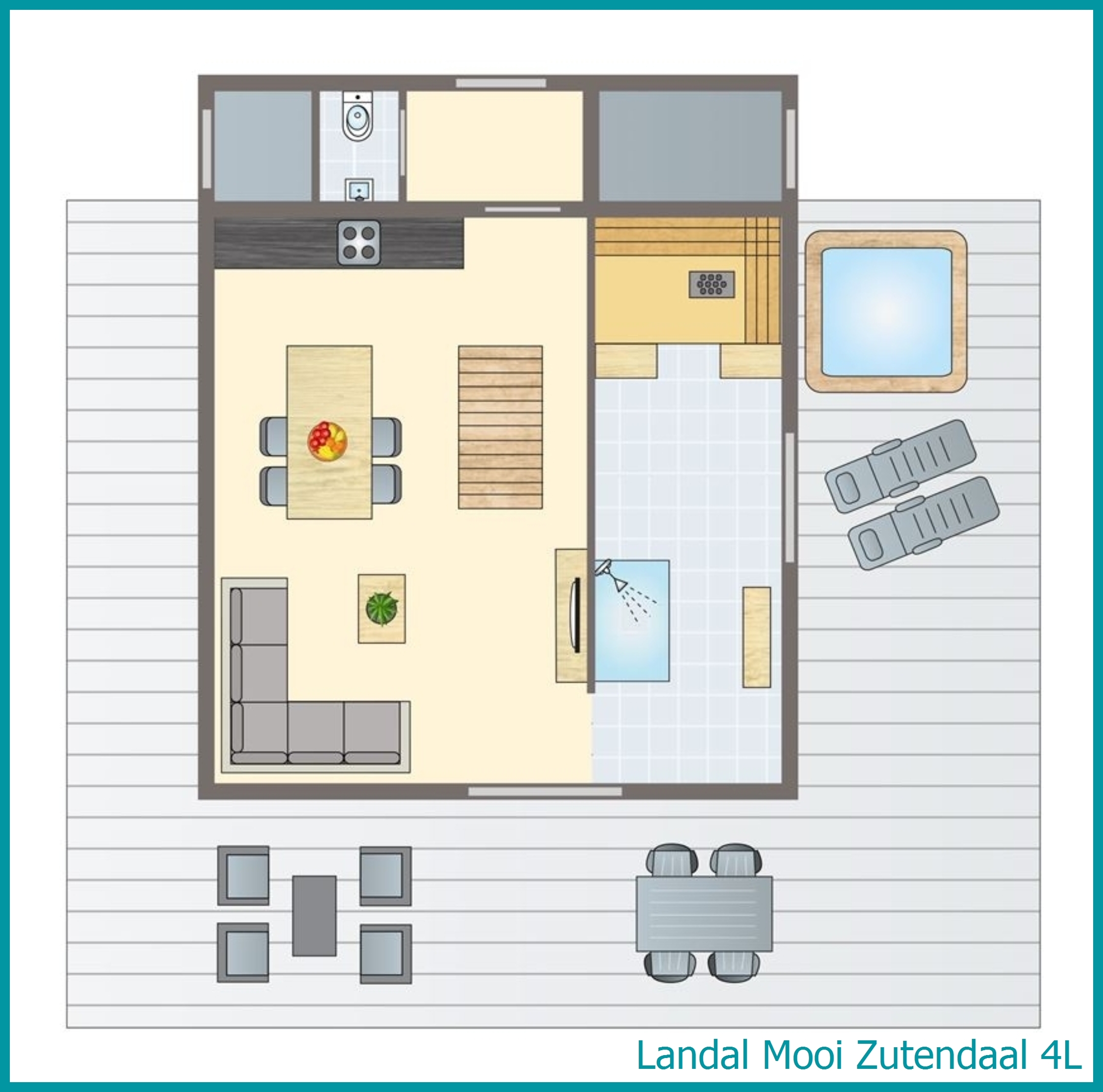 villa Wellness 4 personnes 4L à Mooi Zutendaal
