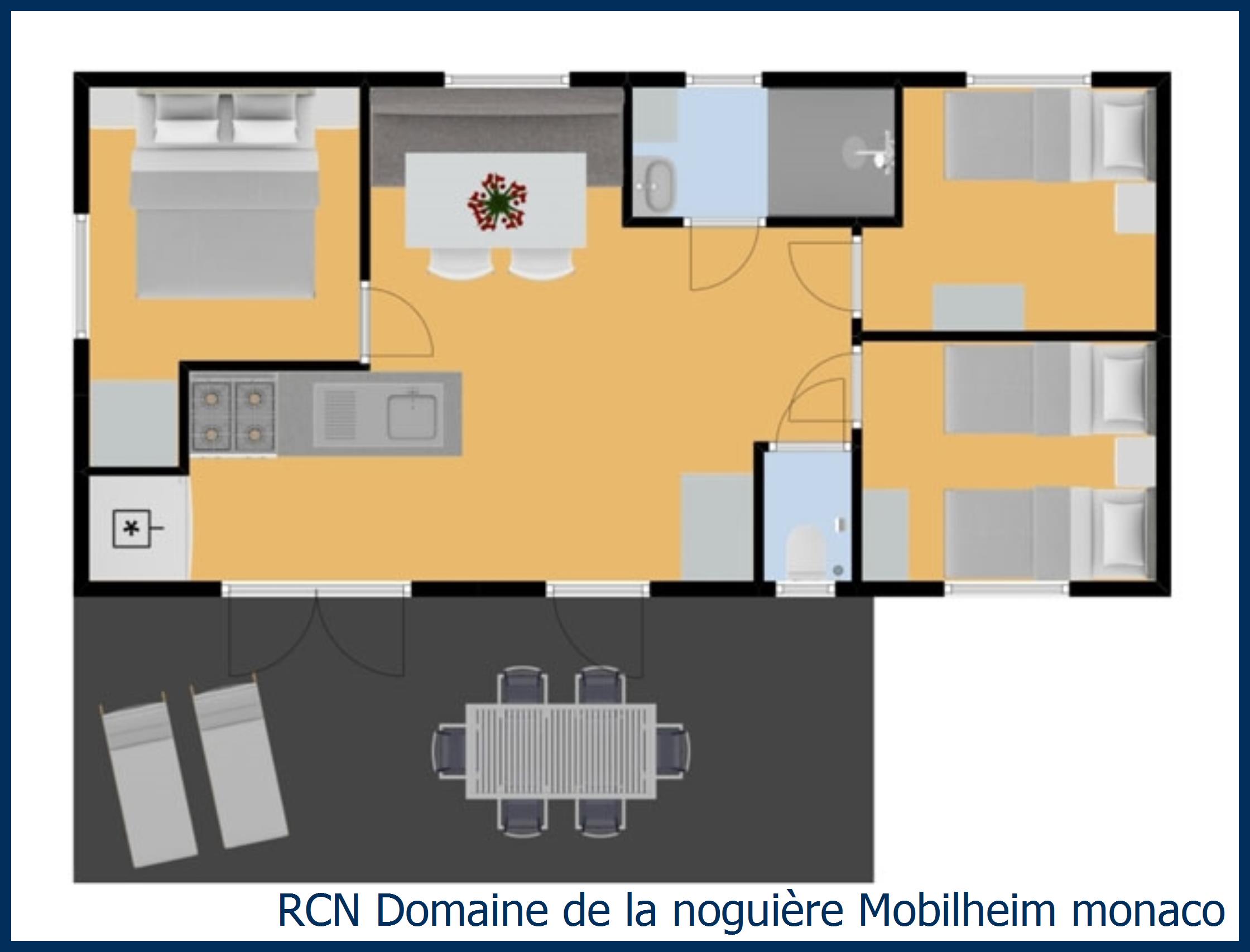 Kindermobilheim Mobilheim monaco in Domaine de la Noguière