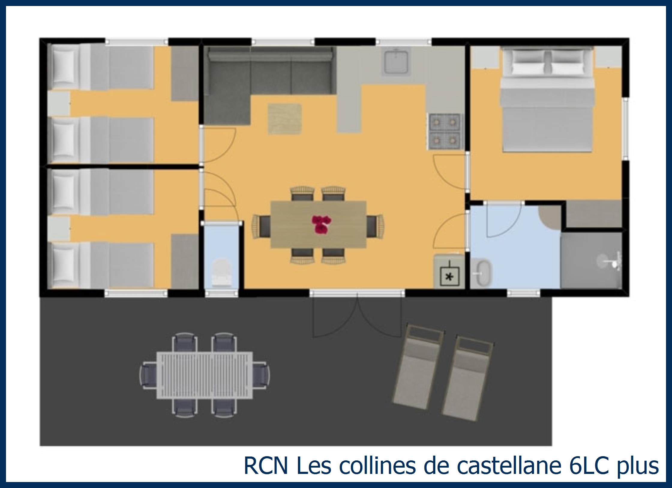 Mobilheim marjolaine 6LC plus in Les Collines de Castellane