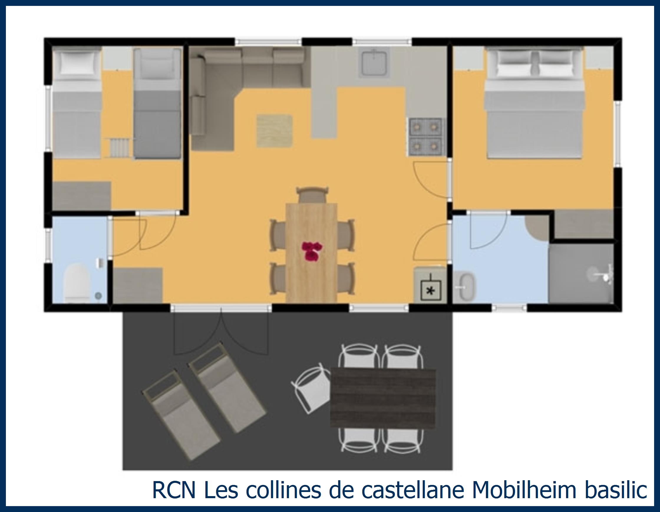 Kindermobilheim Mobilheim basilic in Les Collines de Castellane