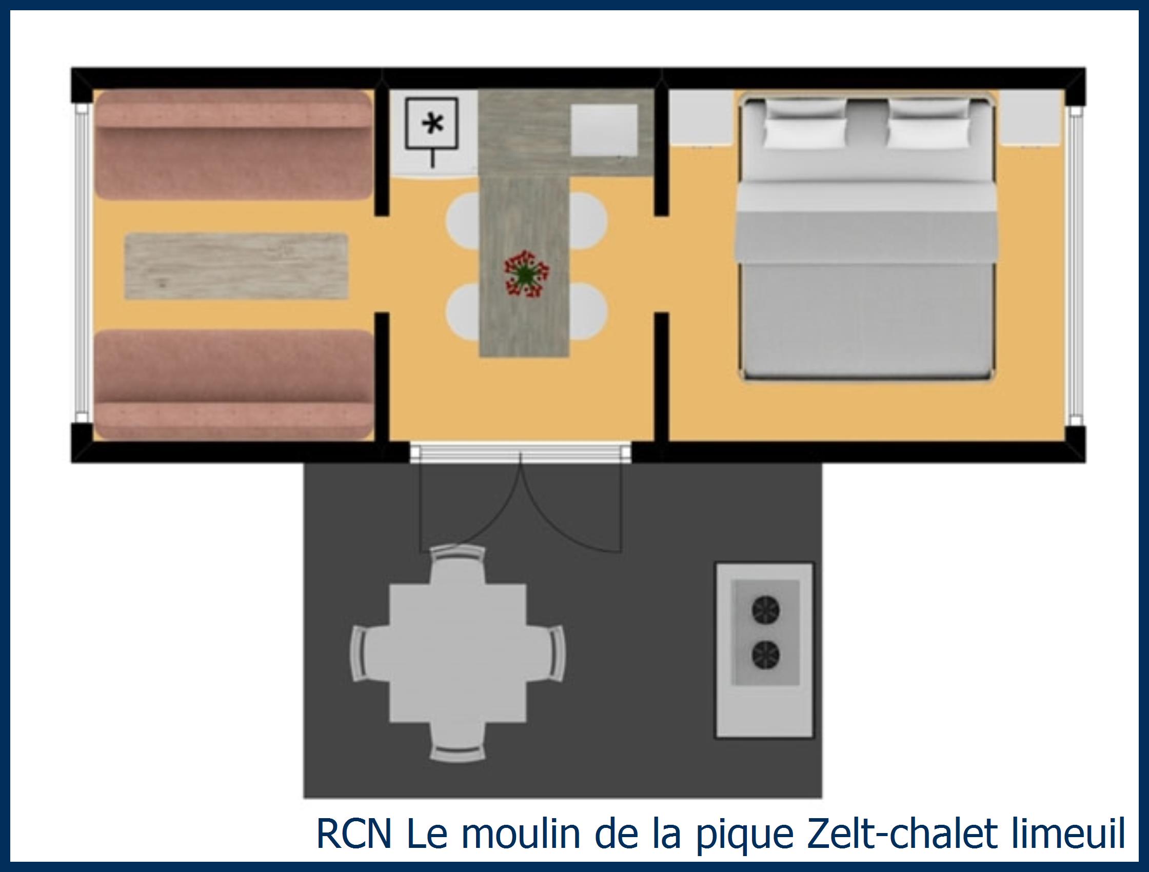 Blockhütte Zelt- limeuil in Le Moulin de la Pique