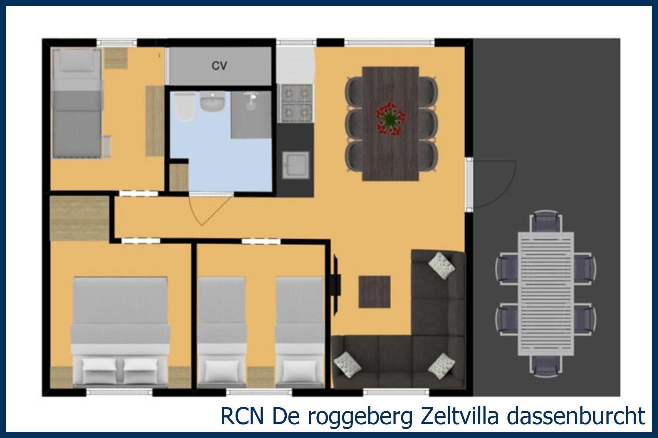 Ferienhaus Zeltvilla dassenburcht in De Roggeberg