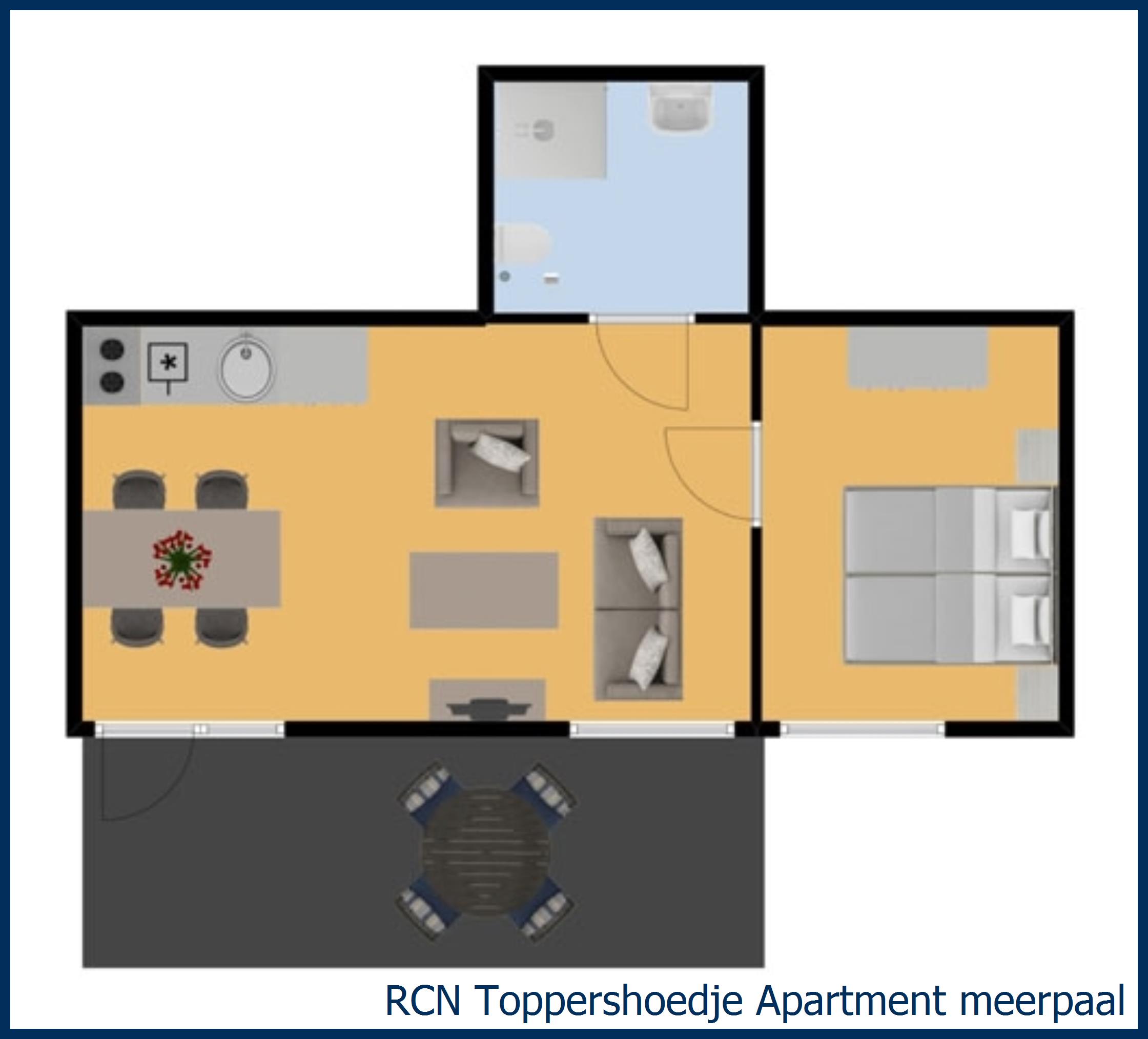 Apartment Meerpaal in Toppershoedje