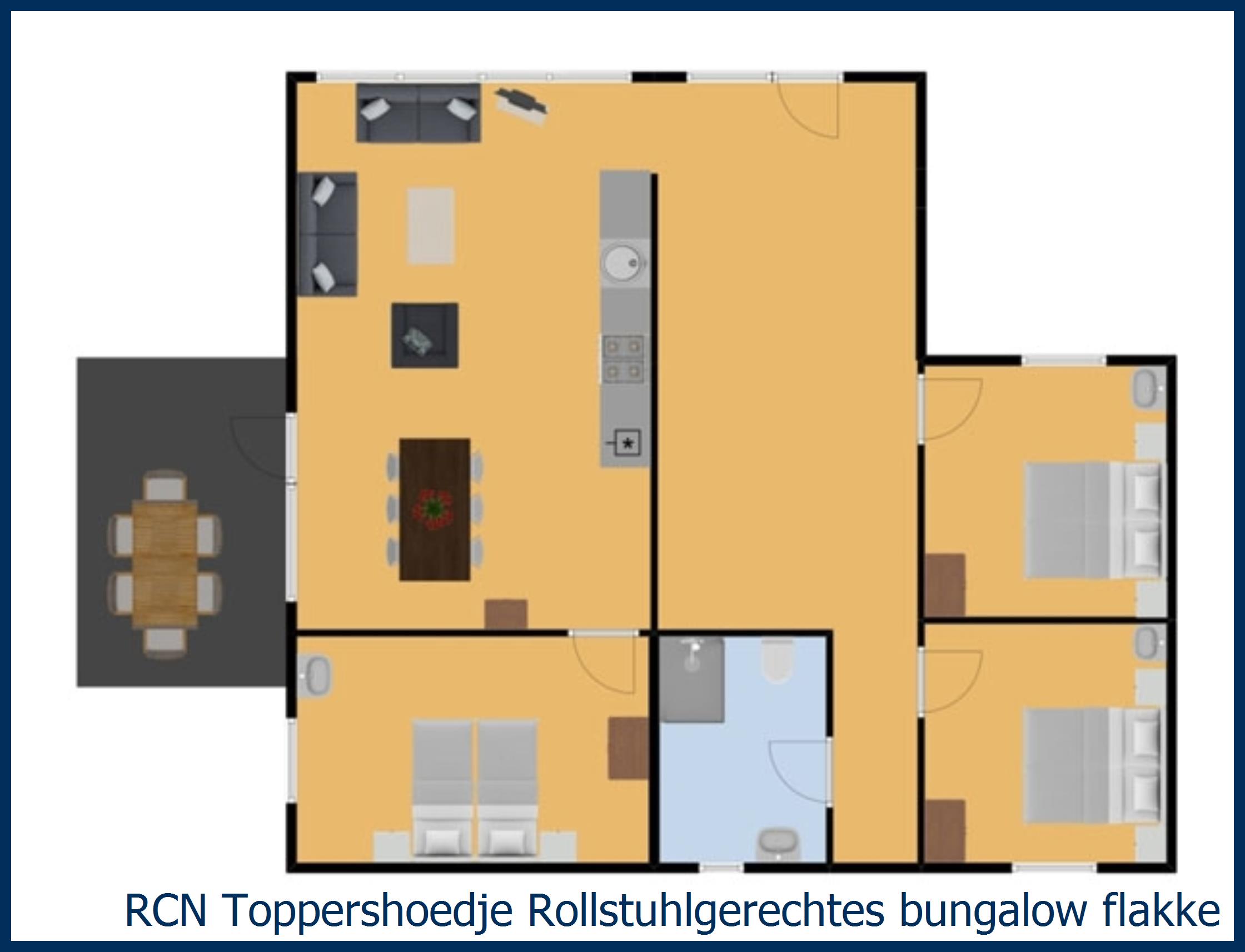 Ferienhaus Rollstuhlgerechtes  Flakkee in Toppershoedje