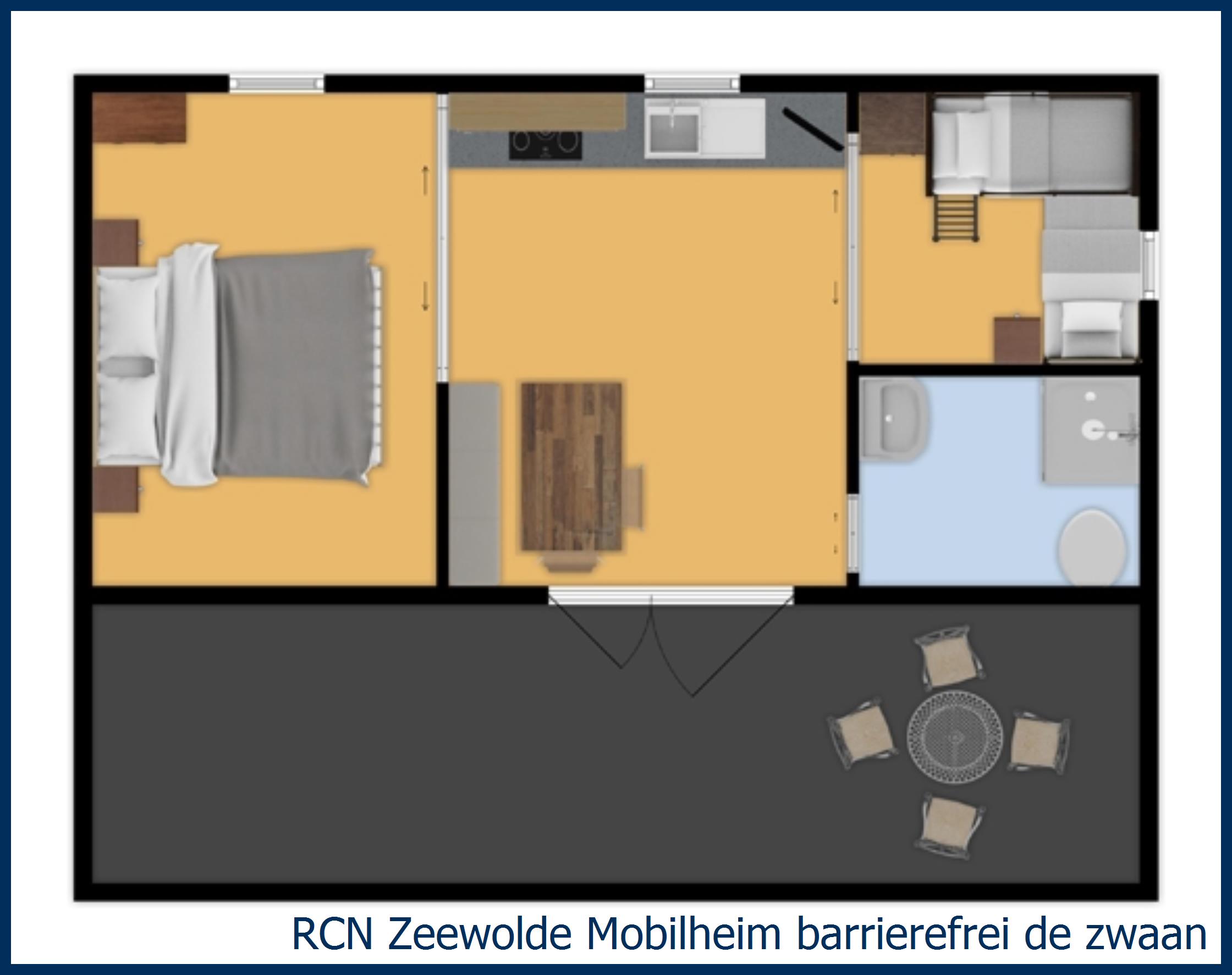 Kindermobilheim Mobilheim barrierefrei de zwaan in Zeewolde