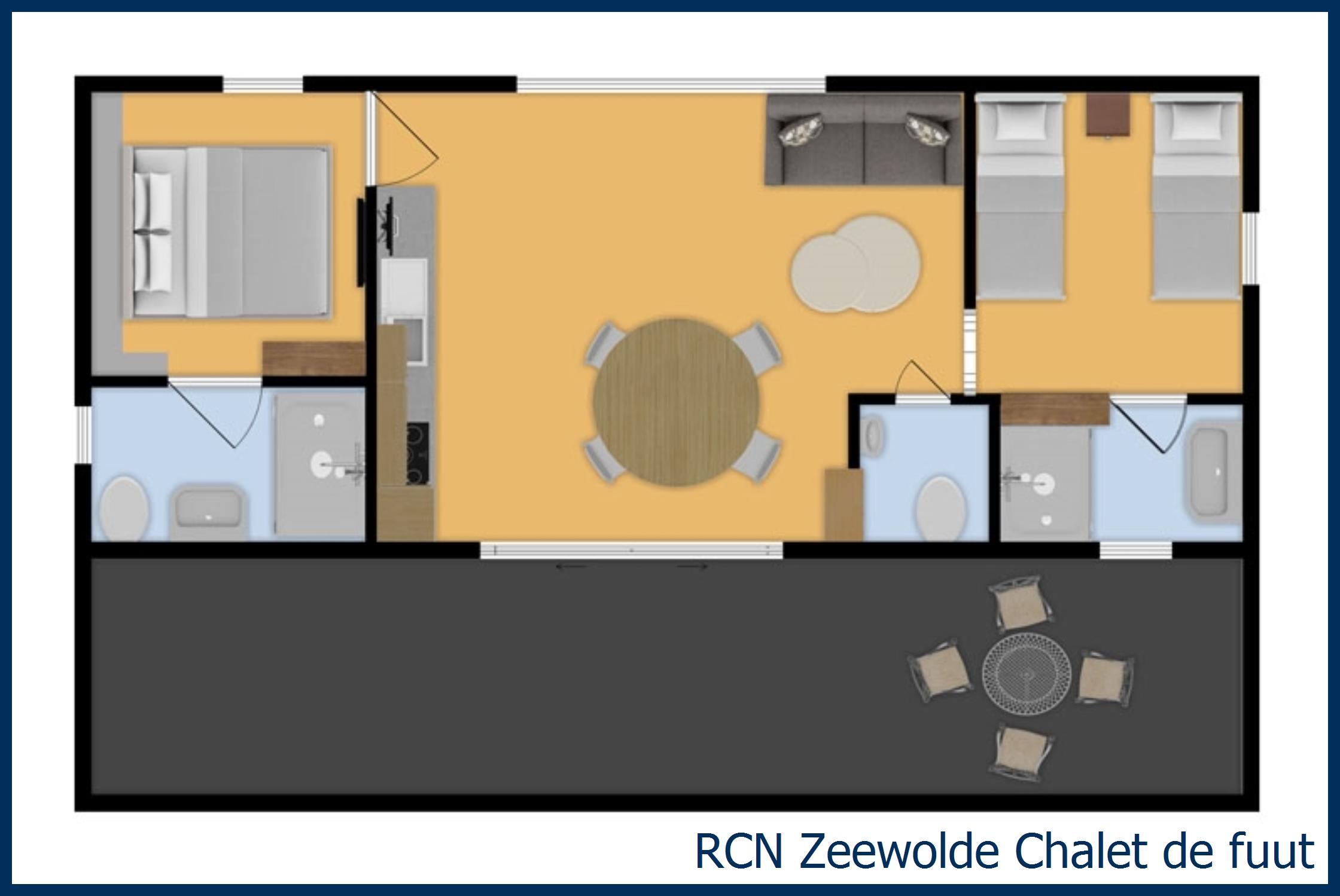 Cabane en bois de fuut à Zeewolde