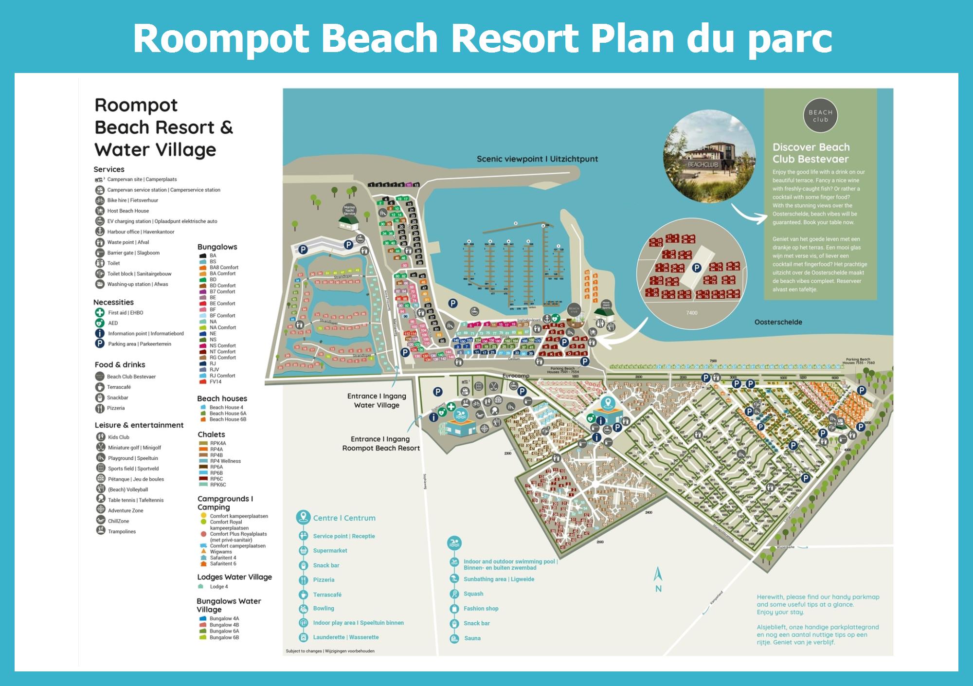 Plan Roompot Beach Resort