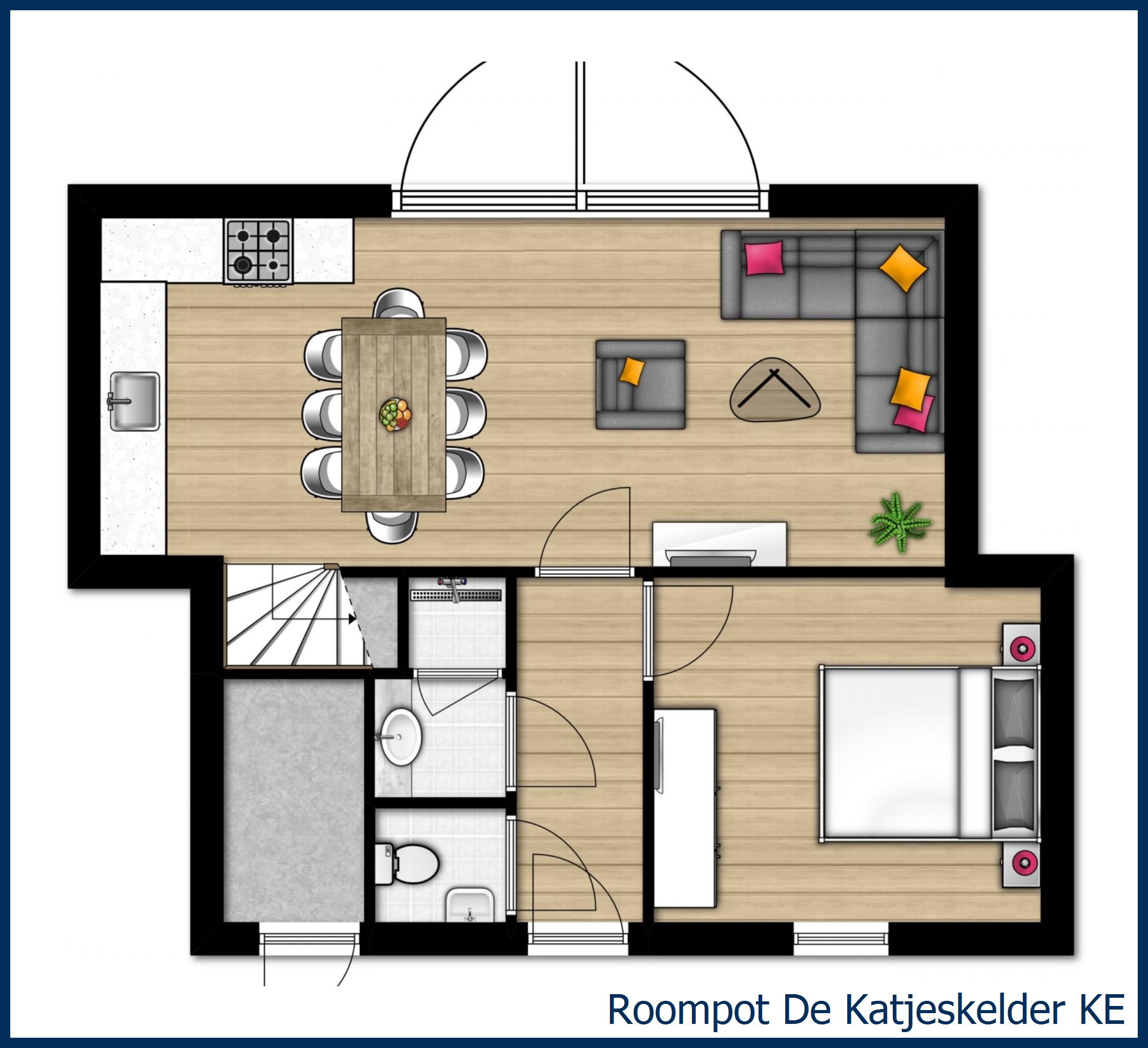 Bungalow KE in De Katjeskelder