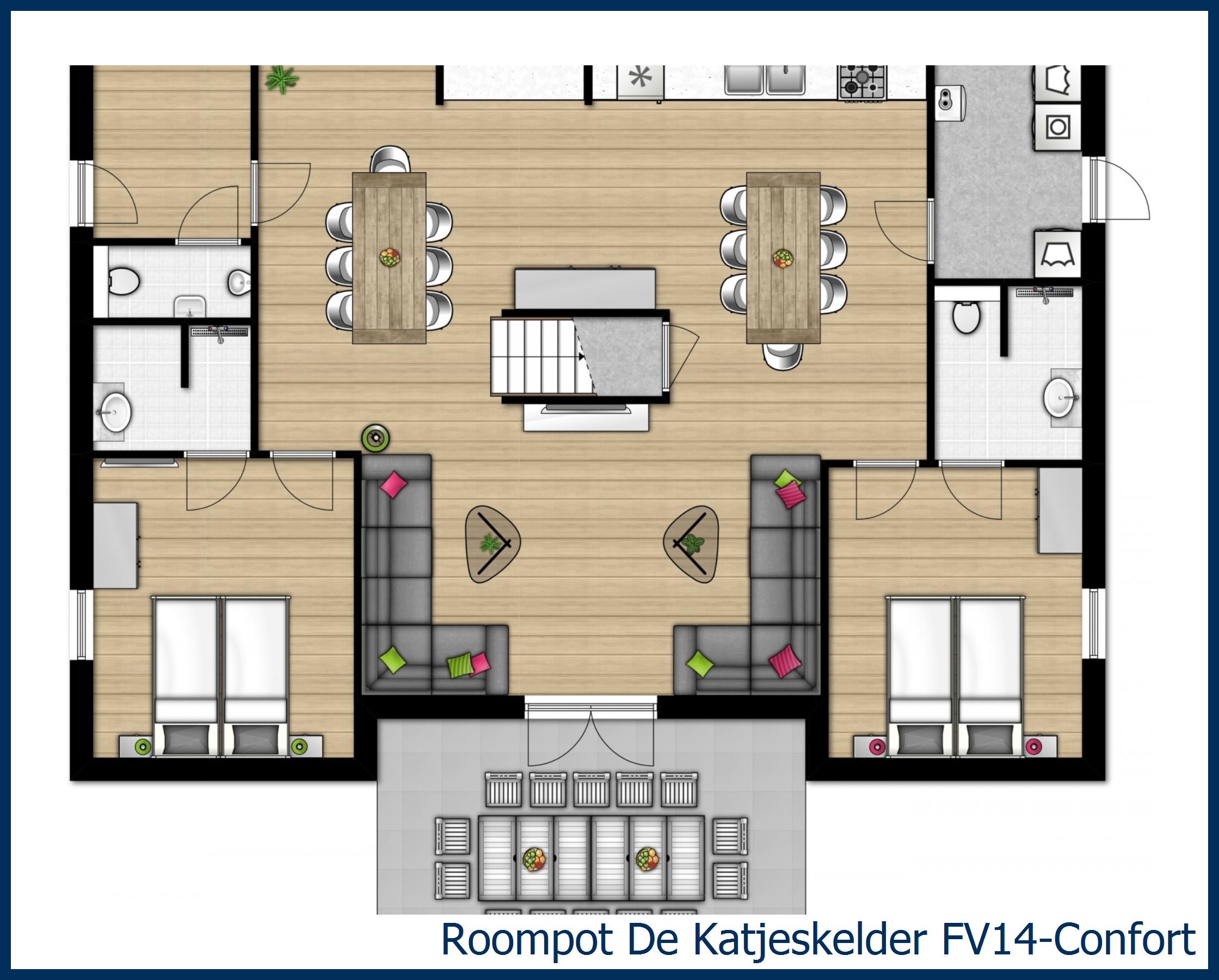 Bungalow FV14-Confort à De Katjeskelder