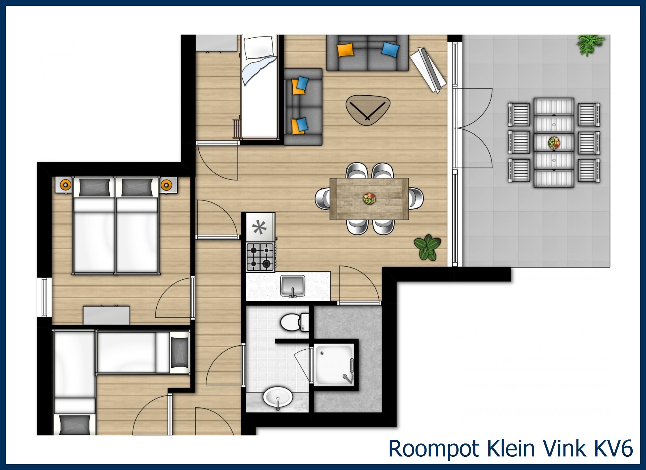 Bungalow KV6 in Klein Vink