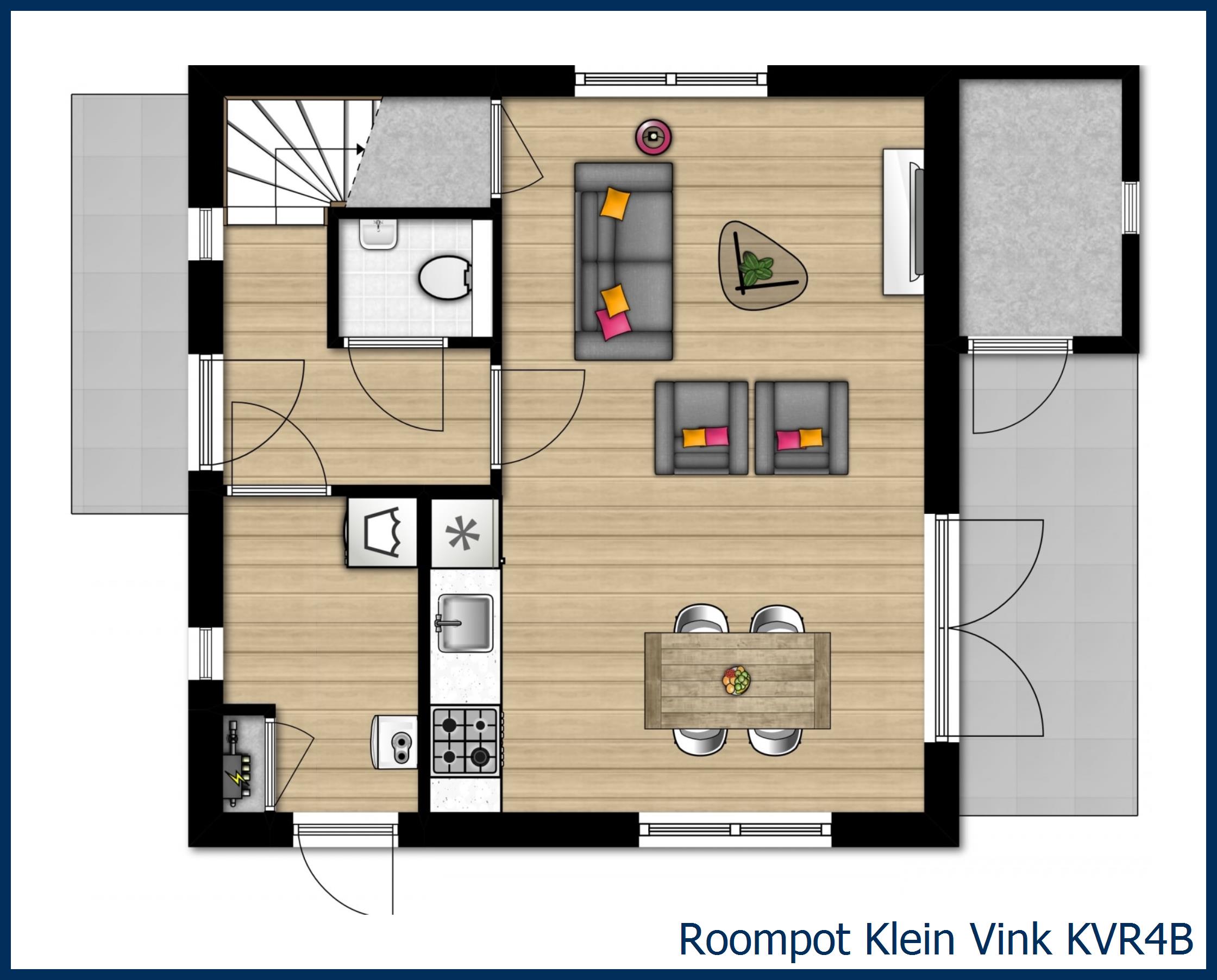 Bungalow KVR4B in Klein Vink