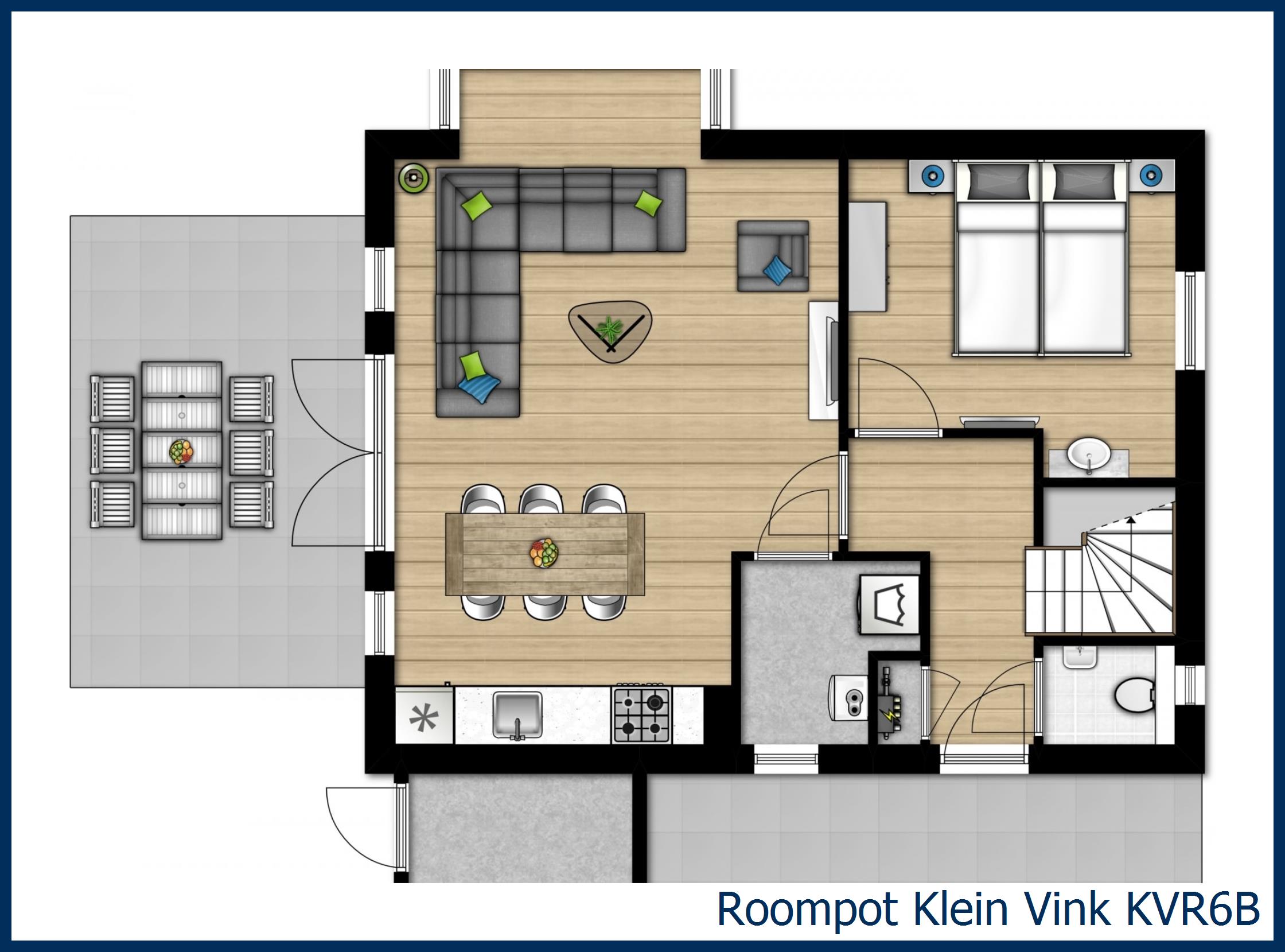 Bungalow KVR6B in Klein Vink