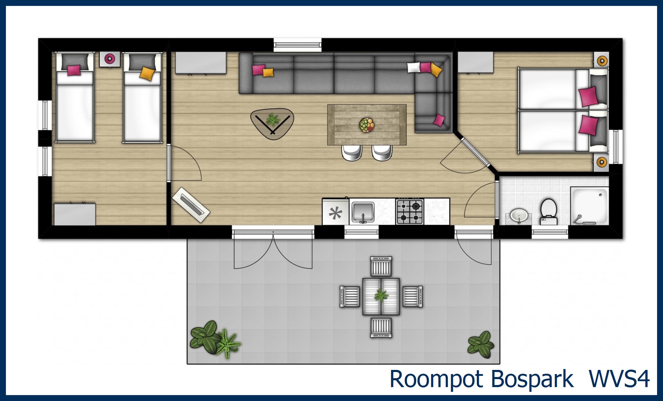 Chalet WVS4 in Bospark 't Wolfsven