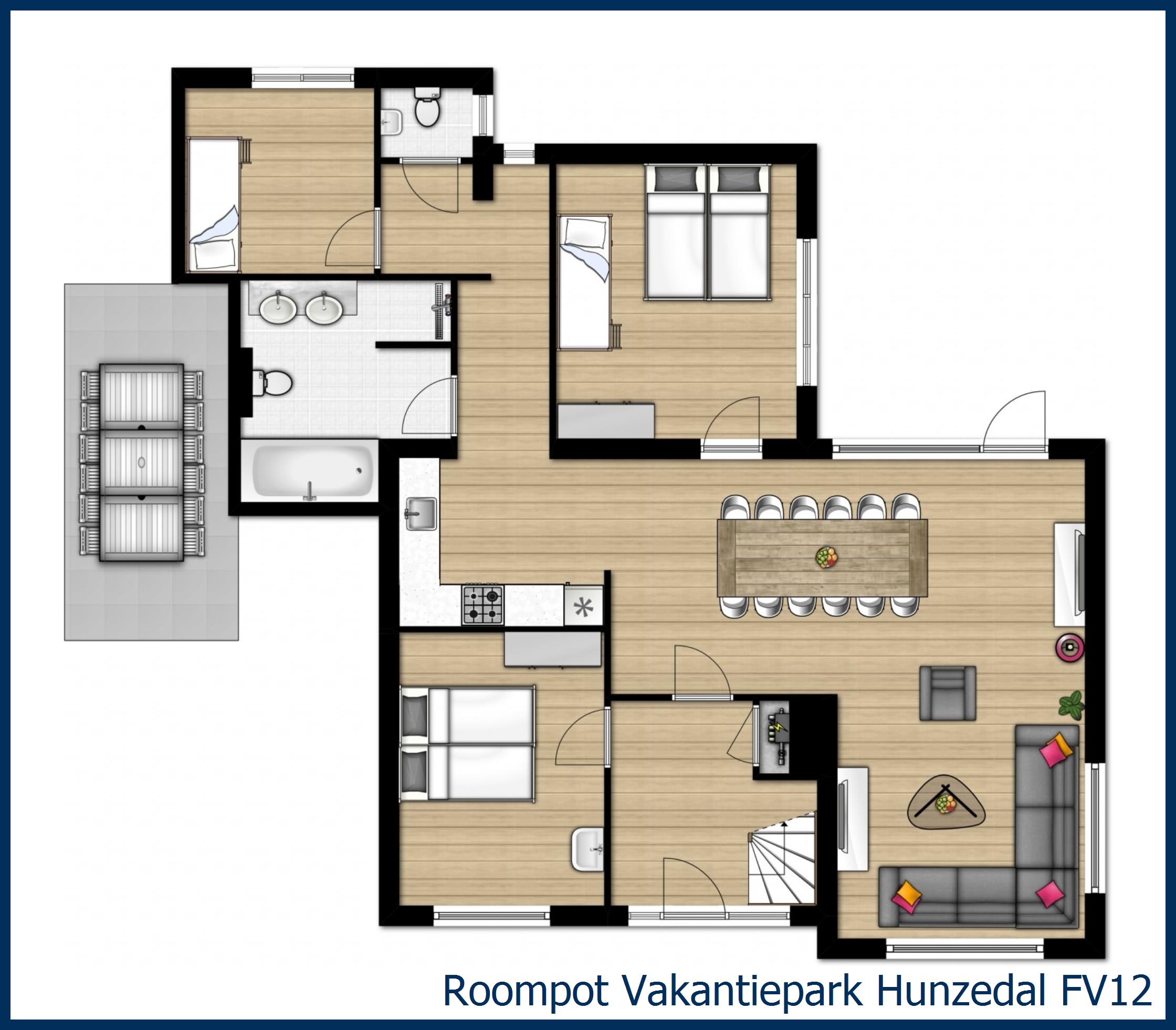 Bungalow FV12 in Hunzedal
