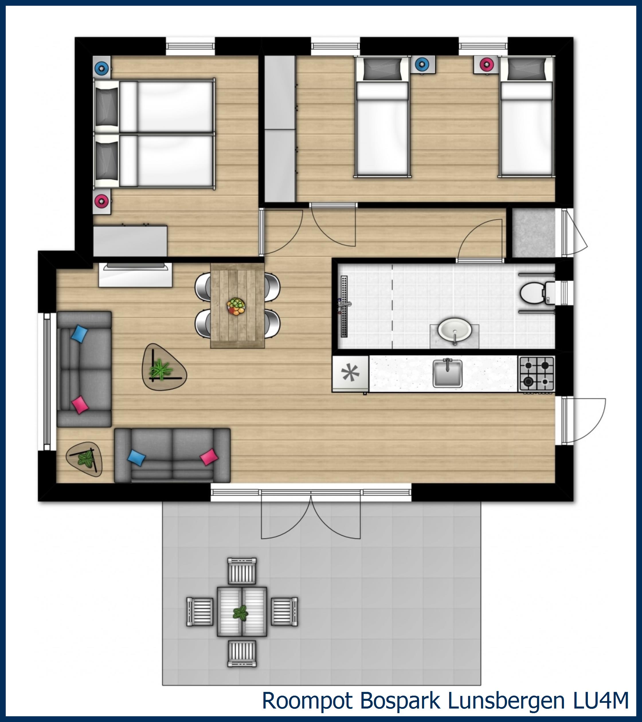 Chalet LU4M in Bospark Lunsbergen